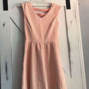 Peach summer dress